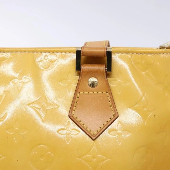 LOUIS VUITTON Monogram Vernis Houston Hand Bag Gris - Picture 13 of 16